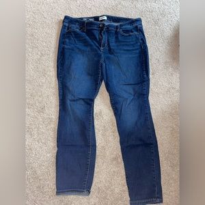 Womens skinny jeans size 18w